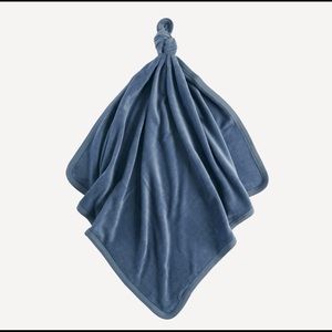 Kate Quinn Bijou Blue Velour Blanket